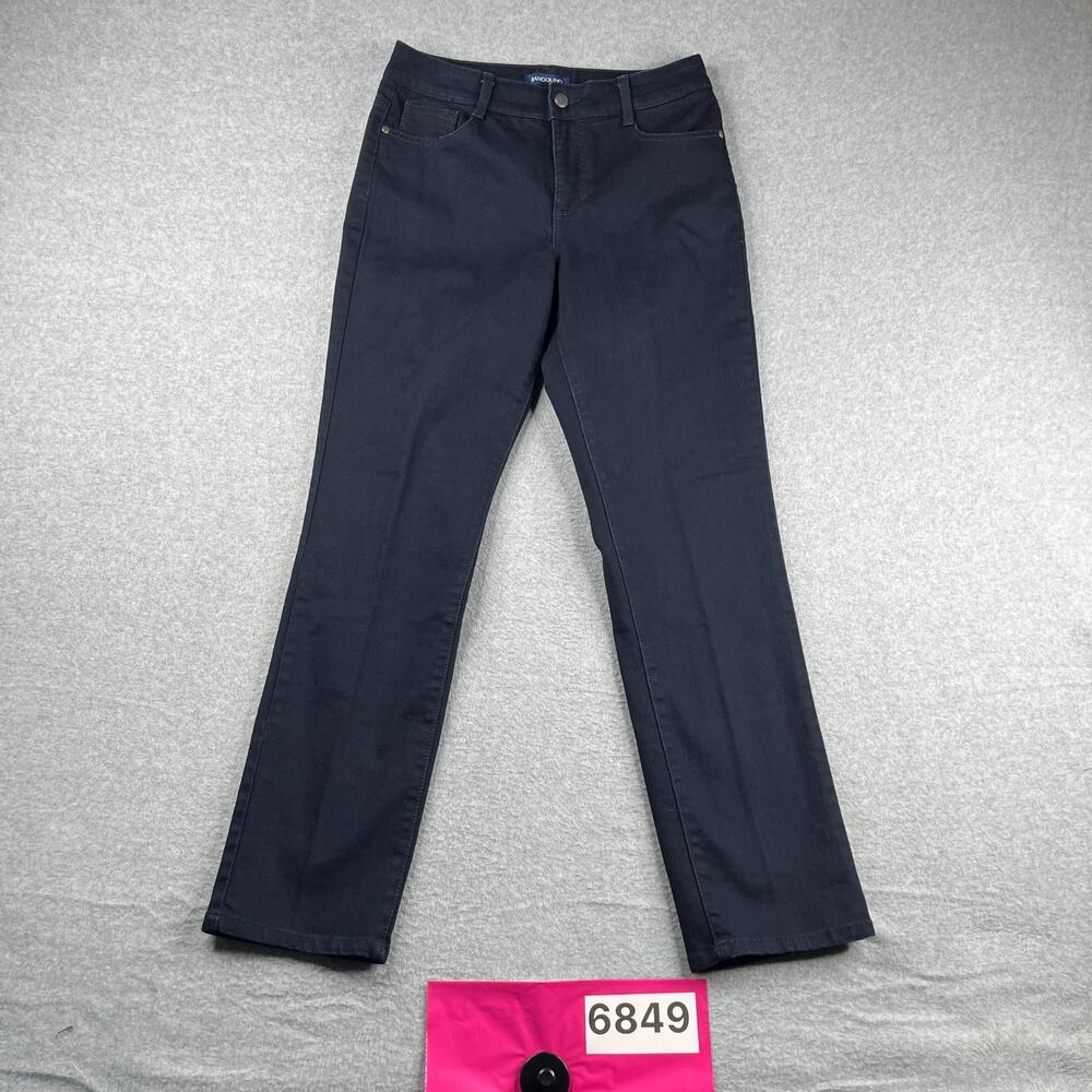 Bandolino Amy Denim Jeans Dark Wash Casual Womens Size 8 Stretch